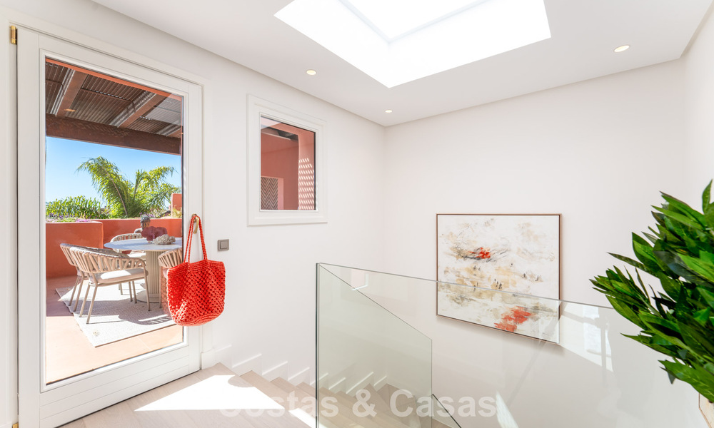 Penthouse duplex exclusif en front de mer à vendre sur la new golden mile entre Marbella et Estepona 800753