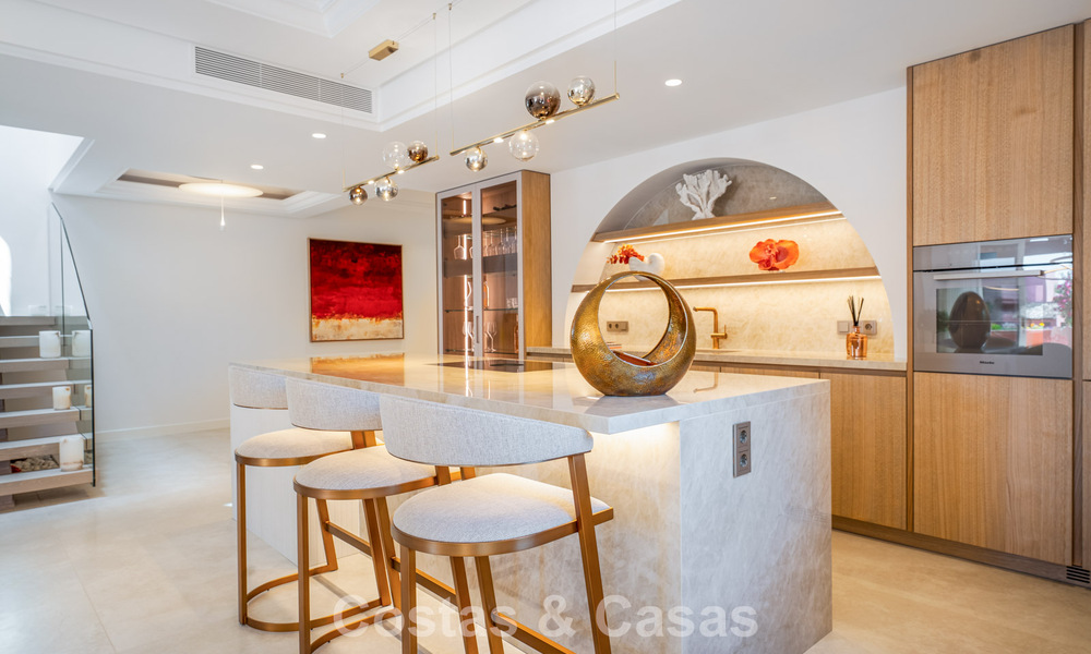 Penthouse duplex exclusif en front de mer à vendre sur la new golden mile entre Marbella et Estepona 800760