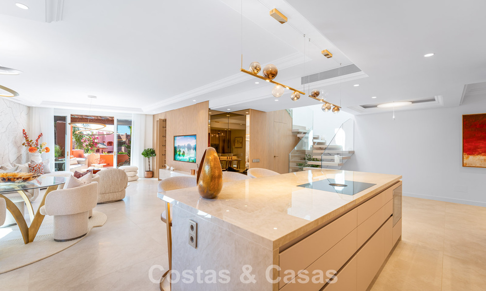 Penthouse duplex exclusif en front de mer à vendre sur la new golden mile entre Marbella et Estepona 800761
