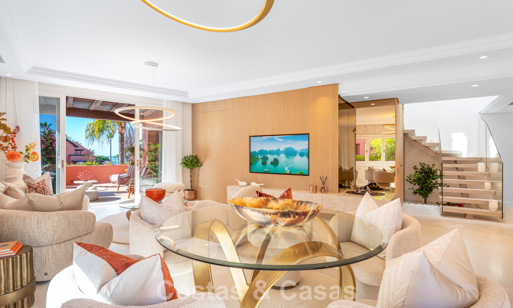 Penthouse duplex exclusif en front de mer à vendre sur la new golden mile entre Marbella et Estepona 800762