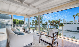 Maison de ville de 4 chambres à vendre avec vue sur la mer, en première ligne de plage sur la Golden Mile de Marbella 800849 