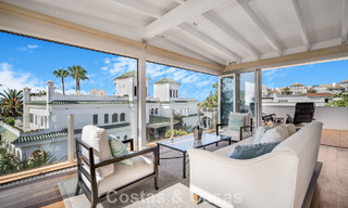 Maison de ville de 4 chambres à vendre avec vue sur la mer, en première ligne de plage sur la Golden Mile de Marbella 800850 