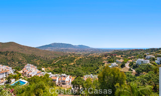Villa de luxe contemporaine à l’architecture moderne épurée avec vues imprenables à vendre à Marbella Est 801164 