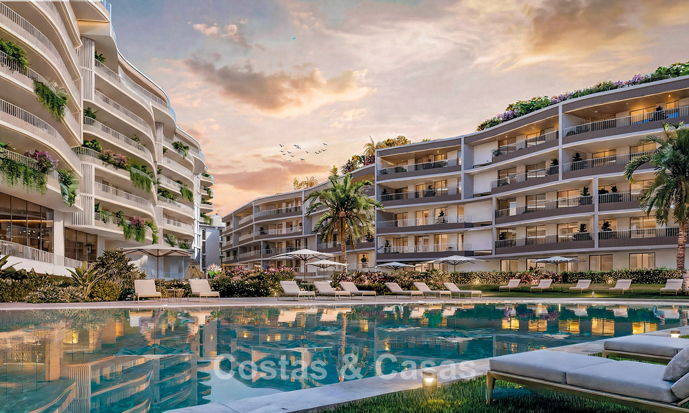 Appartements modernes avec spacieuses terrasses et vue sur la mer à vendre à Torremolinos, près La Carihuela, Málaga, Costa del Sol 801243
