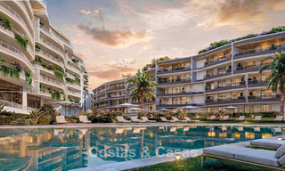 Appartements modernes avec spacieuses terrasses et vue sur la mer à vendre à Torremolinos, près La Carihuela, Málaga, Costa del Sol 801243 