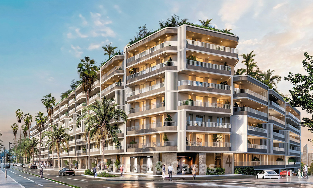 Appartements modernes avec spacieuses terrasses et vue sur la mer à vendre à Torremolinos, près La Carihuela, Málaga, Costa del Sol 801244