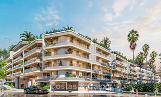 Appartements modernes avec spacieuses terrasses et vue sur la mer à vendre à Torremolinos, près La Carihuela, Málaga, Costa del Sol 801245 