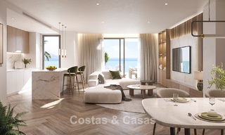 Appartements modernes avec spacieuses terrasses et vue sur la mer à vendre à Torremolinos, près La Carihuela, Málaga, Costa del Sol 801246 