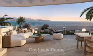 Appartements modernes avec spacieuses terrasses et vue sur la mer à vendre à Torremolinos, près La Carihuela, Málaga, Costa del Sol 801247 
