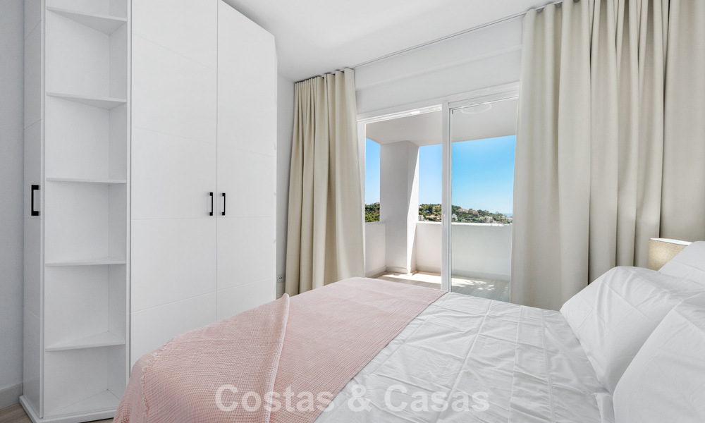 Appartement lumineux, contemporain et rénové avec vue mer à vendre dans les collines de La Quinta, Marbella - Benahavís 801309