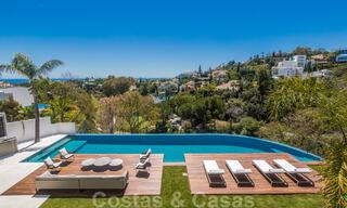 Villa moderne de luxe, prête à emménager, à vendre avec vue à La Quinta, une urbanisation de golf à Marbella - Benahavís 801041 