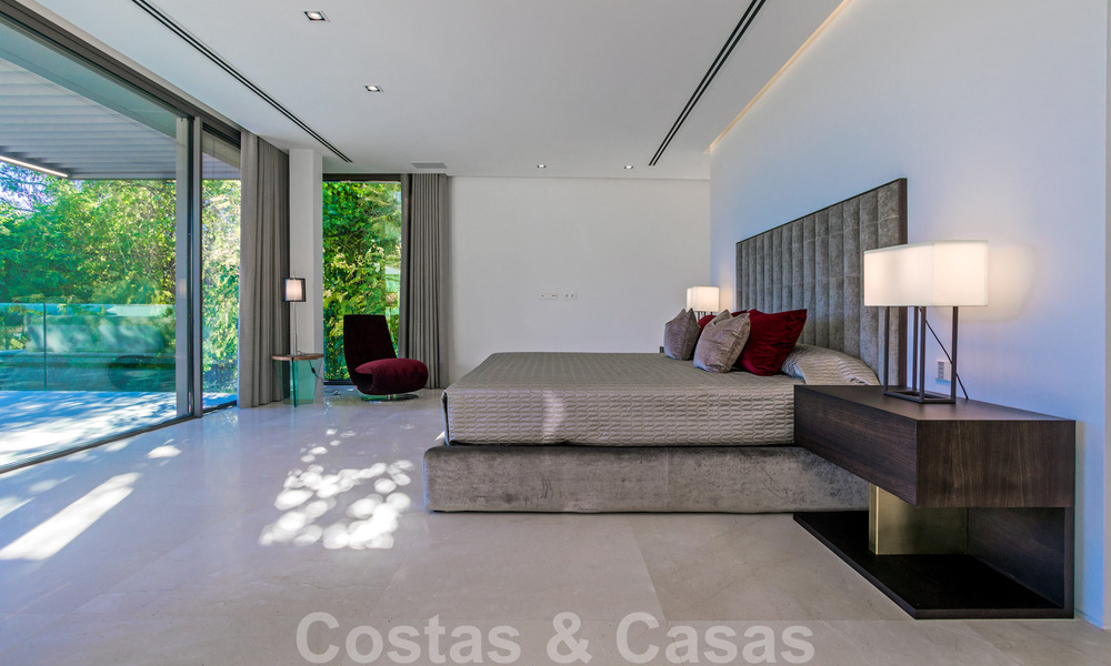 Villa moderne de luxe, prête à emménager, à vendre avec vue à La Quinta, une urbanisation de golf à Marbella - Benahavís 801054