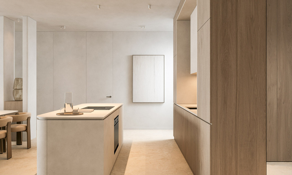 Appartement de luxe rénové avec vue sur la mer à vendre à Playas del Duque, Puerto Banús, Marbella 801683