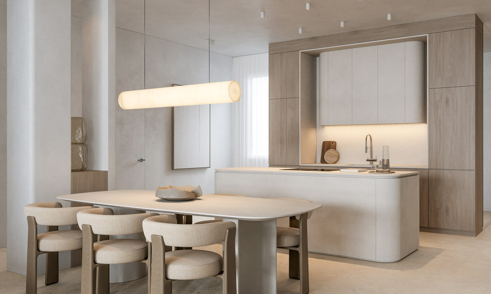 Appartement de luxe rénové avec vue sur la mer à vendre à Playas del Duque, Puerto Banús, Marbella 801692