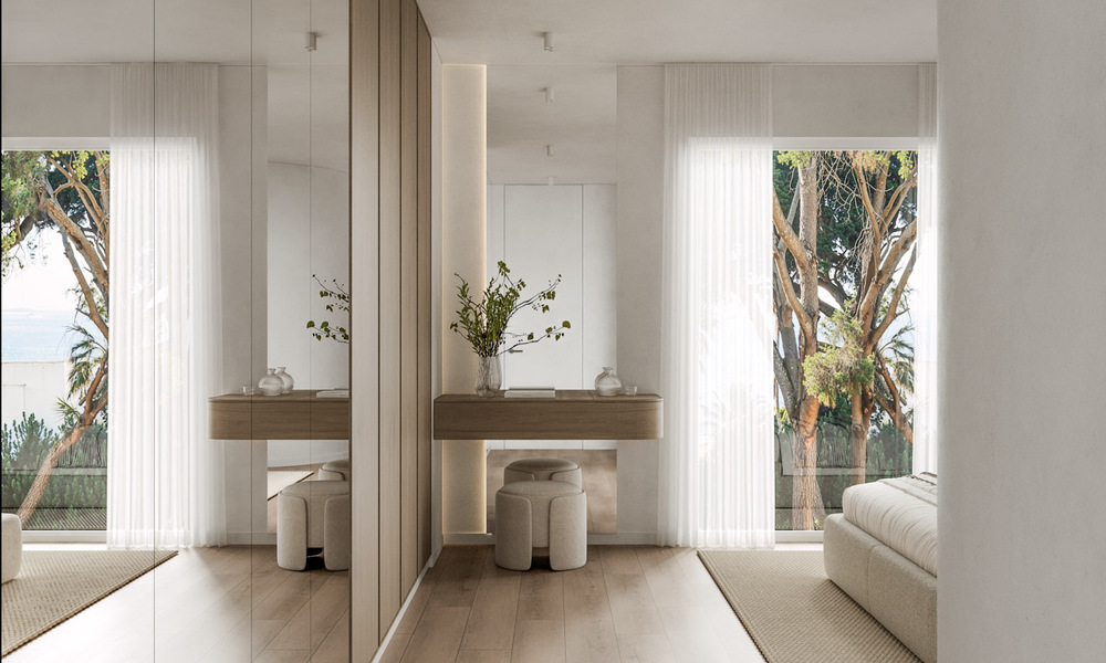 Appartement de luxe rénové avec vue sur la mer à vendre à Playas del Duque, Puerto Banús, Marbella 801703