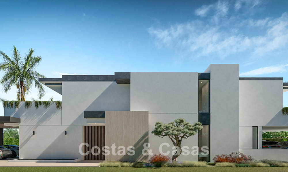 3 villas de luxe neuves à vendre à quelques pas de la plage et des commodités à San Pedro, Marbella 801617
