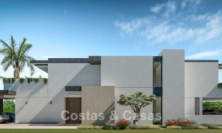 3 villas de luxe neuves à vendre à quelques pas de la plage et des commodités à San Pedro, Marbella 801617 