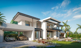 3 villas de luxe neuves à vendre à quelques pas de la plage et des commodités à San Pedro, Marbella 801619 
