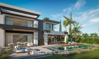 3 villas de luxe neuves à vendre à quelques pas de la plage et des commodités à San Pedro, Marbella 801622 