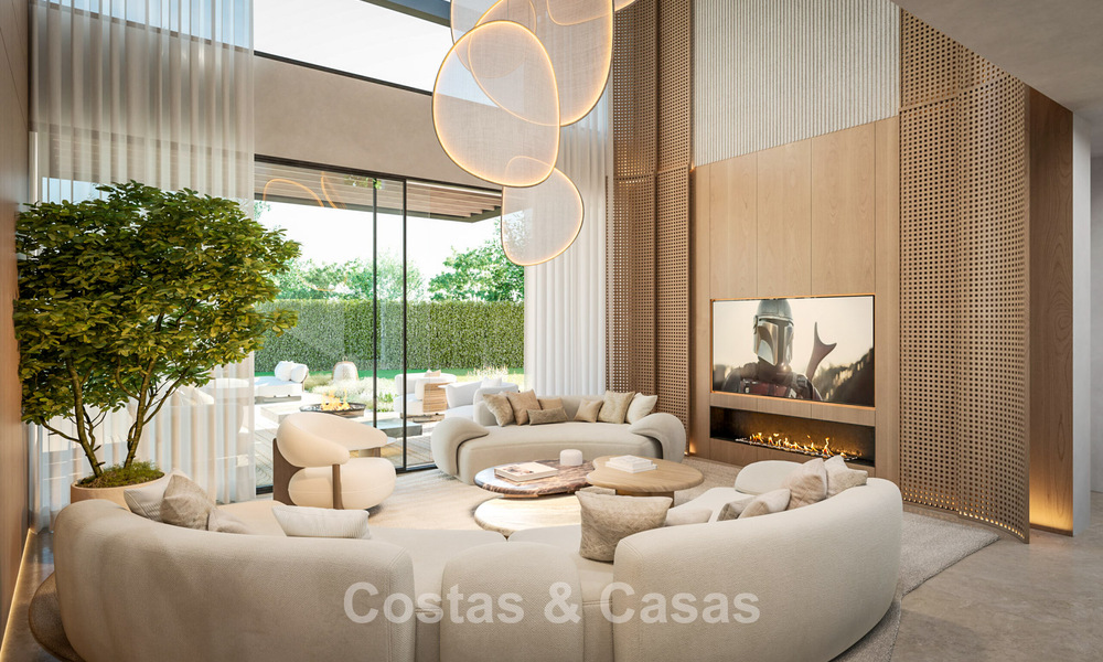 3 villas de luxe neuves à vendre à quelques pas de la plage et des commodités à San Pedro, Marbella 801630