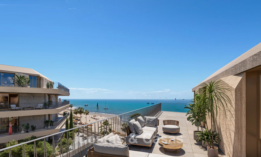 Nouveaux appartements boutique à vendre dans un complexe en première ligne de plage à La Duquesa, Manilva, Costa del Sol 801605