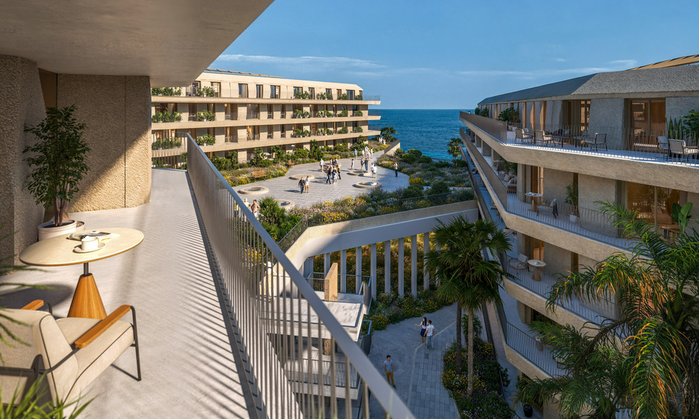 Nouveaux appartements boutique à vendre dans un complexe en première ligne de plage à La Duquesa, Manilva, Costa del Sol 801608