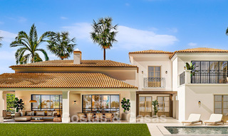 Villa neuve à vendre à quelques minutes de la plage et de toutes les commodités du centre d’Estepona 801853 