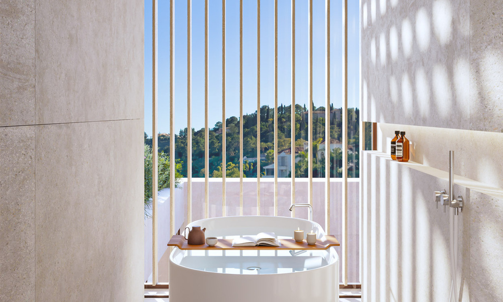 Villa de luxe moderne et élégante à vendre dans la prestigieuse urbanisation d’El Madroñal à Benahavís - Marbella 801860