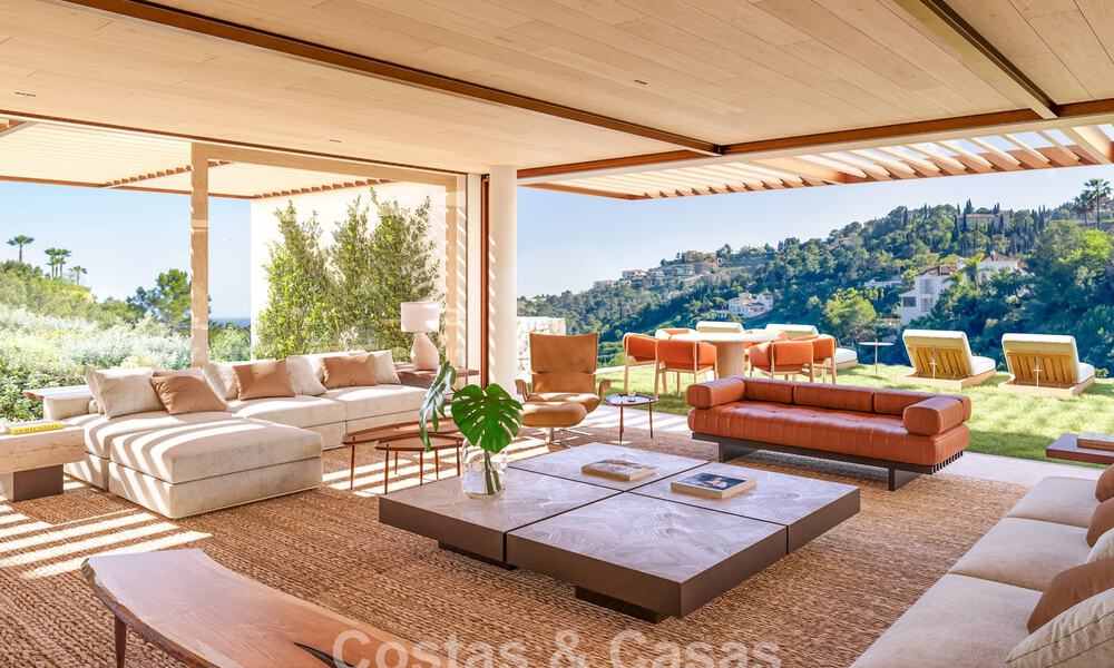Villa de luxe moderne et élégante à vendre dans la prestigieuse urbanisation d’El Madroñal à Benahavís - Marbella 801861