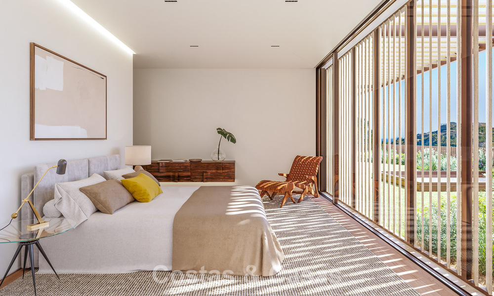 Villa de luxe moderne et élégante à vendre dans la prestigieuse urbanisation d’El Madroñal à Benahavís - Marbella 801867