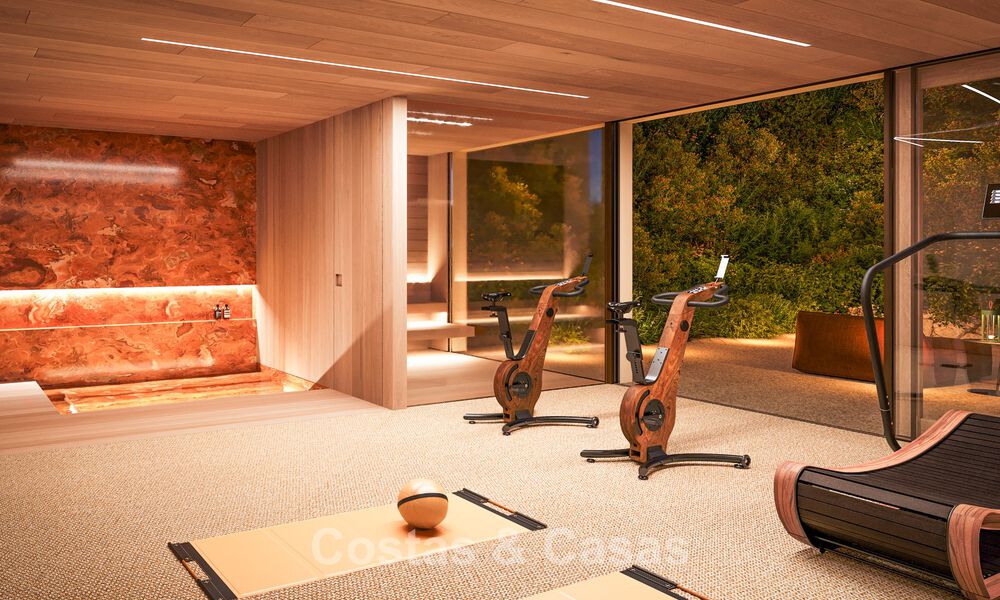 Villa de luxe moderne et élégante à vendre dans la prestigieuse urbanisation d’El Madroñal à Benahavís - Marbella 801868