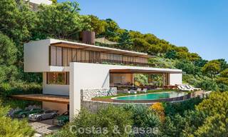 Villa de luxe moderne et élégante à vendre dans la prestigieuse urbanisation d’El Madroñal à Benahavís - Marbella 801869 