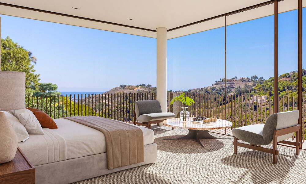 Villa design d'exception avec vue panoramique sur la mer à vendre à El Madroñal, Marbella - Benahavís 801872