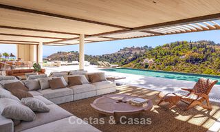 Villa design d'exception avec vue panoramique sur la mer à vendre à El Madroñal, Marbella - Benahavís 801874 