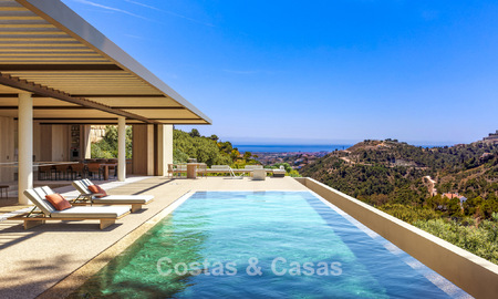 Villa design d'exception avec vue panoramique sur la mer à vendre à El Madroñal, Marbella - Benahavís 801882