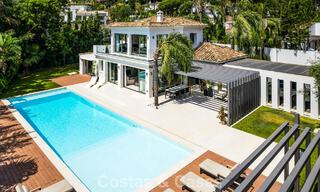 Villa de luxe moderne avec piscine chauffée à vendre dans la Vallée du Golf de Nueva Andalucía, Marbella 801998 