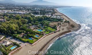 Villa à rénover avec un énorme potentiel à vendre en première ligne de plage entre Marbella et Estepona 802014 