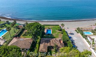 Villa à rénover avec un énorme potentiel à vendre en première ligne de plage entre Marbella et Estepona 802022 