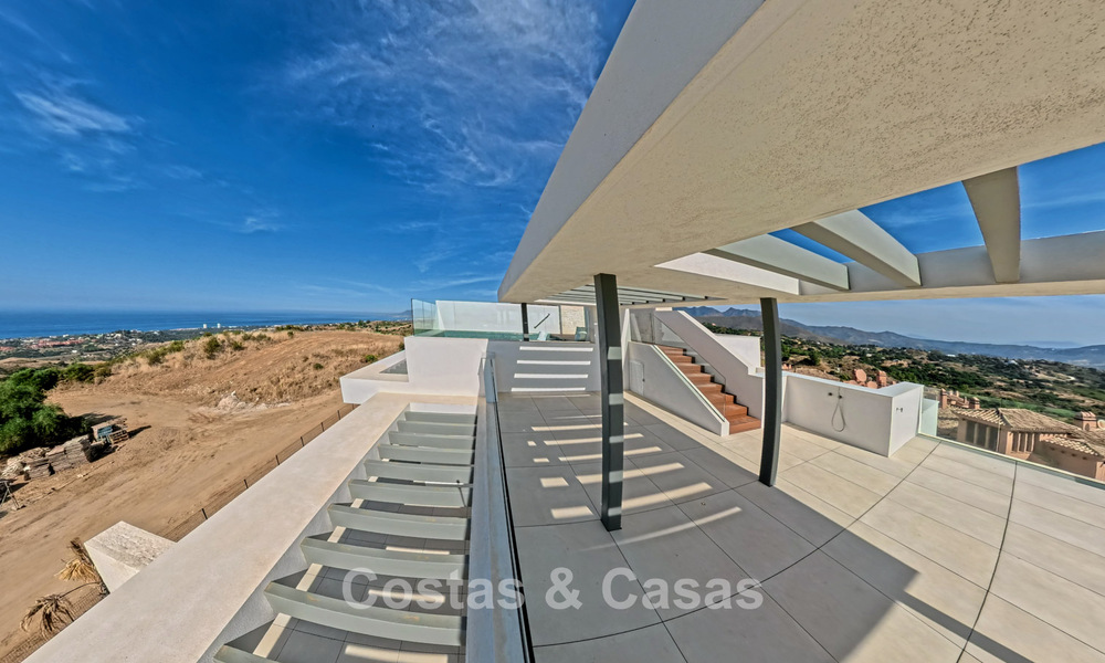 Appartements neufs contemporains avec vue panoramique sur la mer à vendre prés d'Elviria, Marbella Est 802028