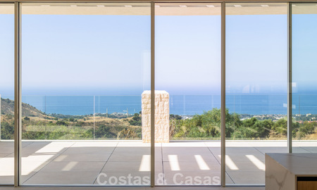 Appartements neufs contemporains avec vue panoramique sur la mer à vendre prés d'Elviria, Marbella Est 802051