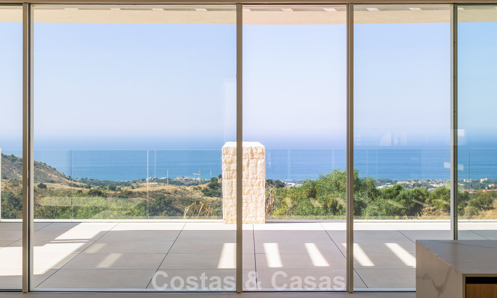 Appartements neufs contemporains avec vue panoramique sur la mer à vendre prés d'Elviria, Marbella Est 802051