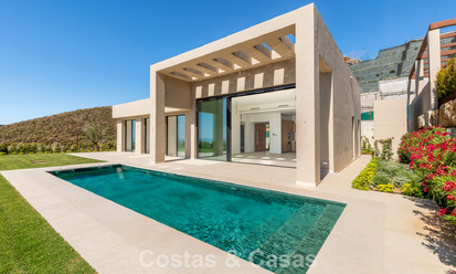 Nouvelle villa de luxe moderne avec vues panoramiques sur la mer à vendre dans les collines de Marbella - Benahavís 802112