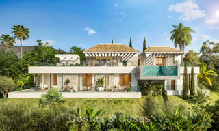 Villa neuve haut de gamme avec vue panoramique sur la mer à vendre dans les collines de Marbella - Benahavís 802120 