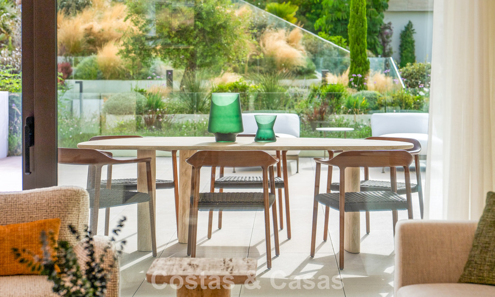 Appartement duplex exclusif avec intérieur Fendi à vendre sur la Milla de Oro de Marbella 802337