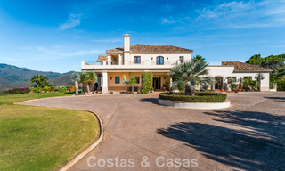 Majestueux domaine espagnol (Finca) à vendre dans un cadre verdoyant sur la New Golden Mile entre Marbella et Estepona 802218 