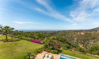 Majestueux domaine espagnol (Finca) à vendre dans un cadre verdoyant sur la New Golden Mile entre Marbella et Estepona 802276 