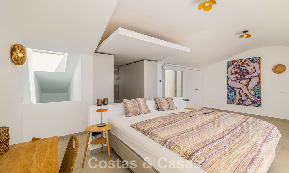 Penthouse duplex moderne et lumineux avec vue frontale sur la mer à vendre à Benalmádena, Costa del Sol 802178