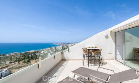 Penthouse duplex moderne et lumineux avec vue frontale sur la mer à vendre à Benalmádena, Costa del Sol 802186