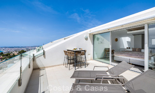 Penthouse duplex moderne et lumineux avec vue frontale sur la mer à vendre à Benalmádena, Costa del Sol 802188 