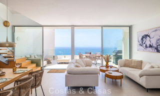 Penthouse duplex moderne et lumineux avec vue frontale sur la mer à vendre à Benalmádena, Costa del Sol 802198 